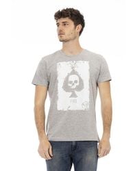 TRUSSARDI ACTION - Gray Cotton Men T - Lyst
