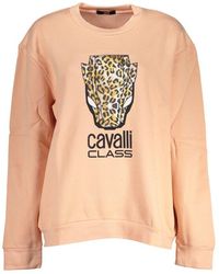 Roberto Cavalli - Rosa Polyester Sweatshirt - Lyst