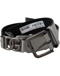 Dolce & Gabbana - Chic Leather Belt With Metal Buckle - Lyst