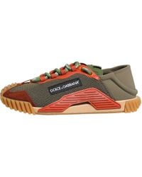 Dolce & Gabbana - Multicolor Lace Up Low Top Ns1 Sneakers Shoes - Lyst