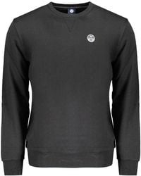 North Sails - Black Cotton Men's Sweatshirt - Lyst