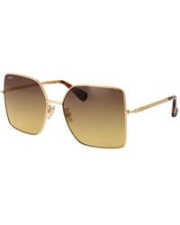 Max Mara - Metal Sunglasses - Lyst