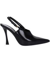 Givenchy - Black Leather Sandal - Lyst