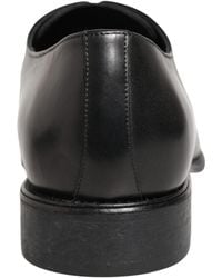 Dolce & Gabbana - Black Calfskin Leather Derby Men Dress Shoes - Lyst