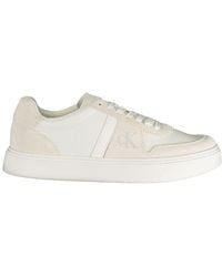Calvin Klein - Bianco Polyester Mens Sneaker - Lyst