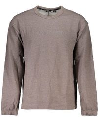 Calvin Klein - Chic Brushed Logo Sweatshirt - Lyst