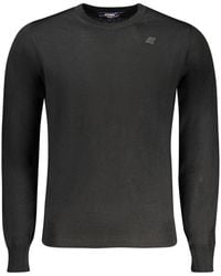 K-Way - Black Wool Men Sweater - S - Lyst