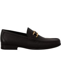 Ferragamo - Elegant Calf Leather Loafers - Lyst