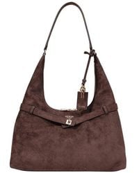 Guess - Brown Polyester Handbag - Lyst