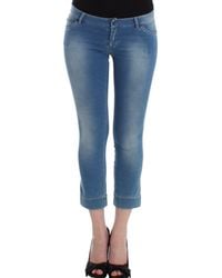 Ermanno Scervino - Beachwear Capri Jeans With Logo Details - Lyst