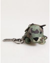 Dolce & Gabbana - Camouflage Animal Silhouette Keychain Keyring - Lyst