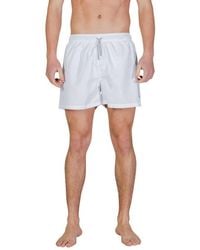EA7 - Polyester Swim Shorts - Lyst