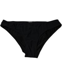 Dolce & Gabbana - Black Nylon Stretch Mid Waist Panty Underwear - Lyst
