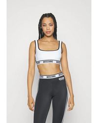 Moschino - Multicolor Polyamide Sport Bra - Lyst