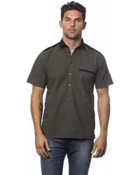 Verri - Army Regular Fit Cotton Blend Shirt - Lyst