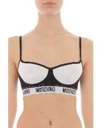 Moschino - Multicolor Cotton Bra - Lyst