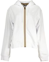 K-Way - White Cotton Sweater - Lyst