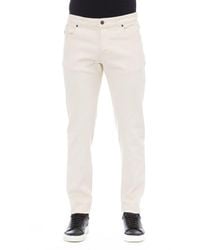 Peserico - Bianco Cotton Men Pant - Lyst