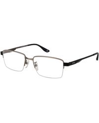 BMW - Gray Metal Glasses (frames) - Lyst