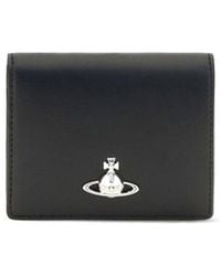 Vivienne Westwood - Black Calf Leather Bos Taurus Wallet - Lyst