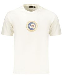 Napapijri - White Cotton Men's T - Lyst