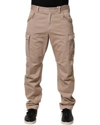 Dolce & Gabbana - Straight Cargo Chino Trouser Pants Cotton - Lyst