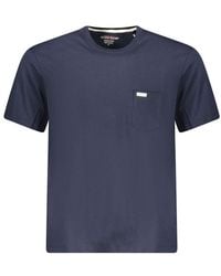 Guess - Blue Organic Cotton Men T - Lyst