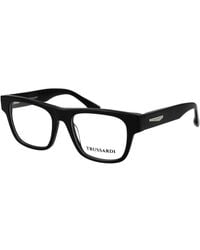 Trussardi - Black Acetate Glasses (frames) - Lyst