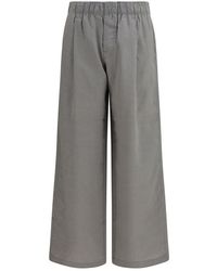 Our Legacy - Gray Viscose Casual Pants - Lyst