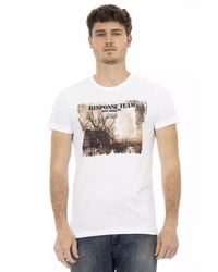 TRUSSARDI ACTION - White Cotton Men's T - Lyst