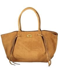 Guess - Brown Polyester Handbag - Lyst