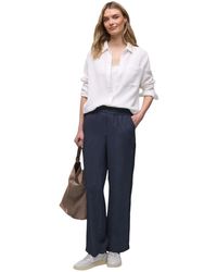 Street One - Blue Modal Casual Pants - Lyst