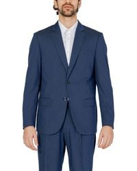 Antony Morato - Blue Polyester Blazer - Lyst