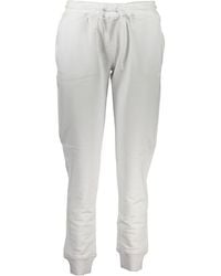 K-Way - White Cotton Pant - Xs - Lyst