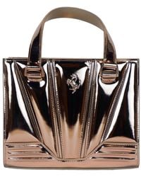 Ferrari - Gray Leather Handbag - Lyst