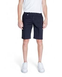 Antony Morato - Black Cotton Bermuda Shorts - Lyst