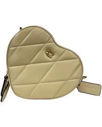 COACH - Heart Small Quilted Leather Crossbody Bag Purse - Lyst