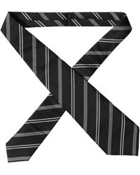 Dolce & Gabbana - Stripes Silk Adjustable Neckwomen's Tie - Lyst