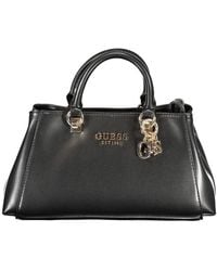 Guess - Black Polyethylene Handbag - Lyst
