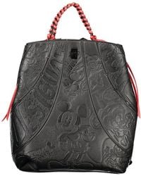 Desigual - Black Polyurethane 's Backpack - Lyst
