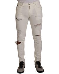 Dolce & Gabbana - Elegant Skinny Denim Jeans - Lyst