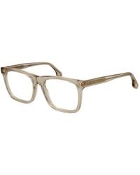 Victoria Beckham - Beige Acetate Glasses (frames) - Lyst