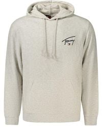 Tommy Hilfiger - Gray Cotton Men's Sweatshirt - Lyst
