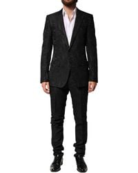 Dolce & Gabbana - Brocade Single Breasted 2 Piece Suit 57+Pa+Pl - Lyst