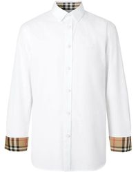 Burberry - Cotton Shirt - Lyst