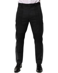 Dolce & Gabbana - Panelled Slim Fit Pants - Lyst