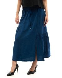 Patrizia Pepe - Viscose Long Skirt - Lyst