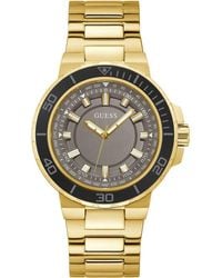 Guess - Gold Stainless Steel Stainless Steel Watch - Lyst