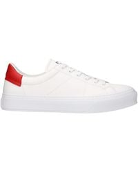 Givenchy - White Leather Low Top Sneakers - Lyst