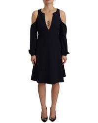 Twinset - Chic Open Shoulder A-Line Dres - Lyst